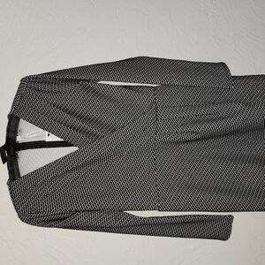 NY Collection Monochrome Textured Dress